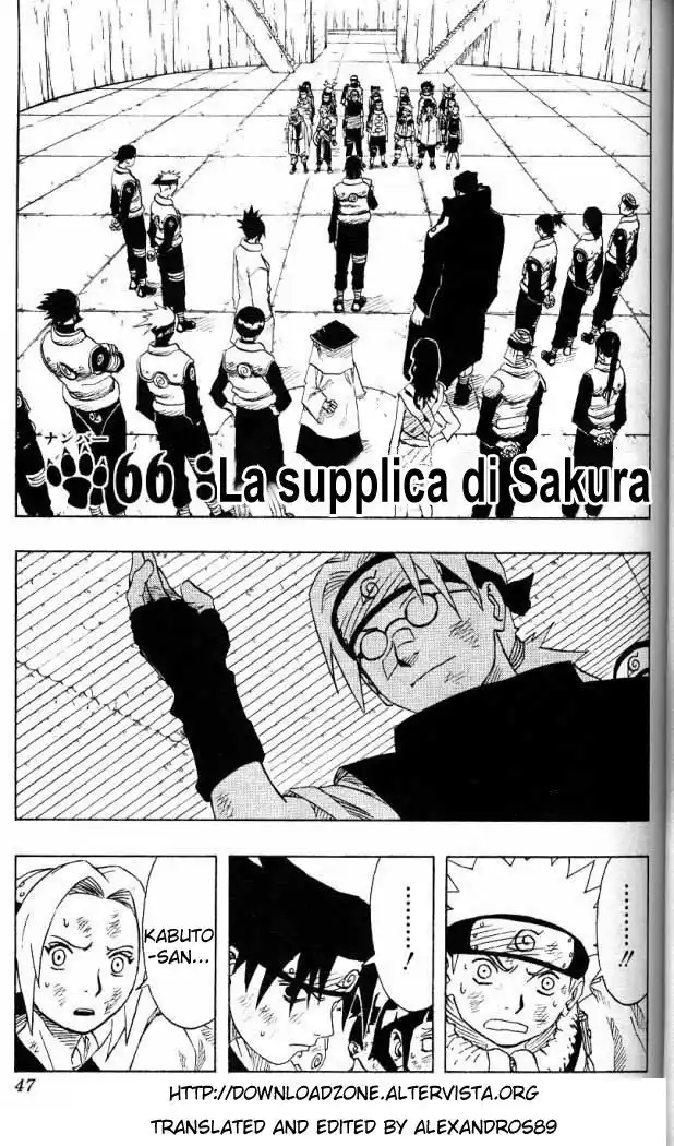 Naruto Capitolo 66 page 1