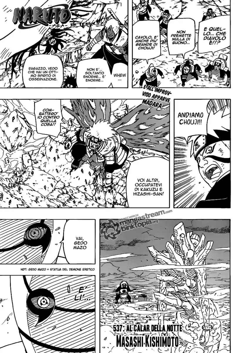 Naruto Capitolo 537 page 1