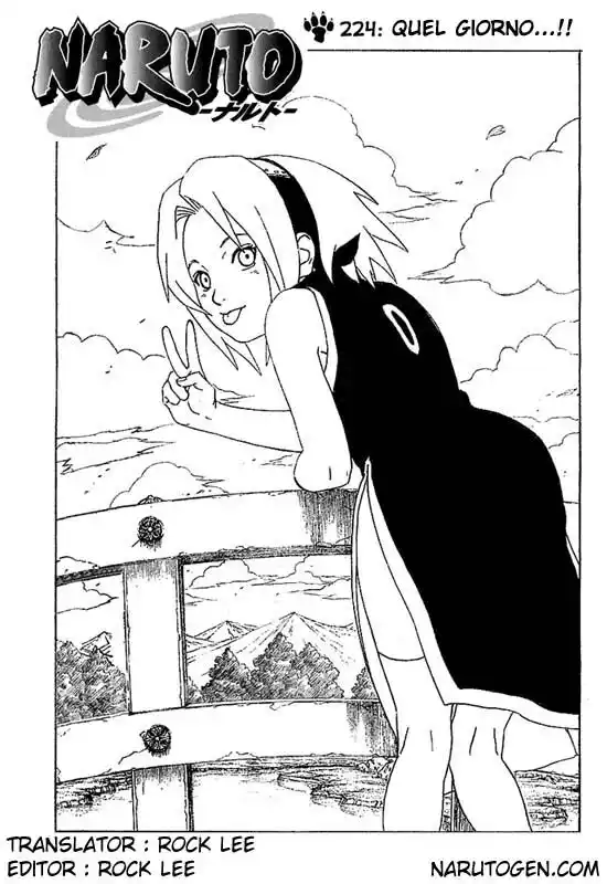 Naruto Capitolo 224 page 1