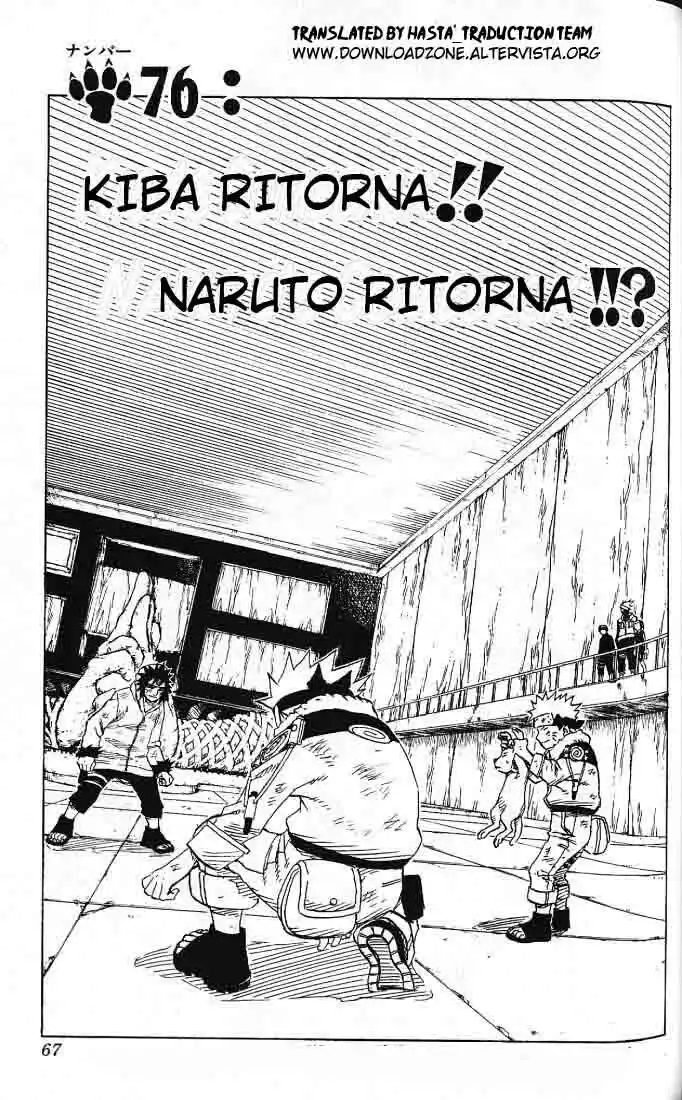 Naruto Capitolo 76 page 1