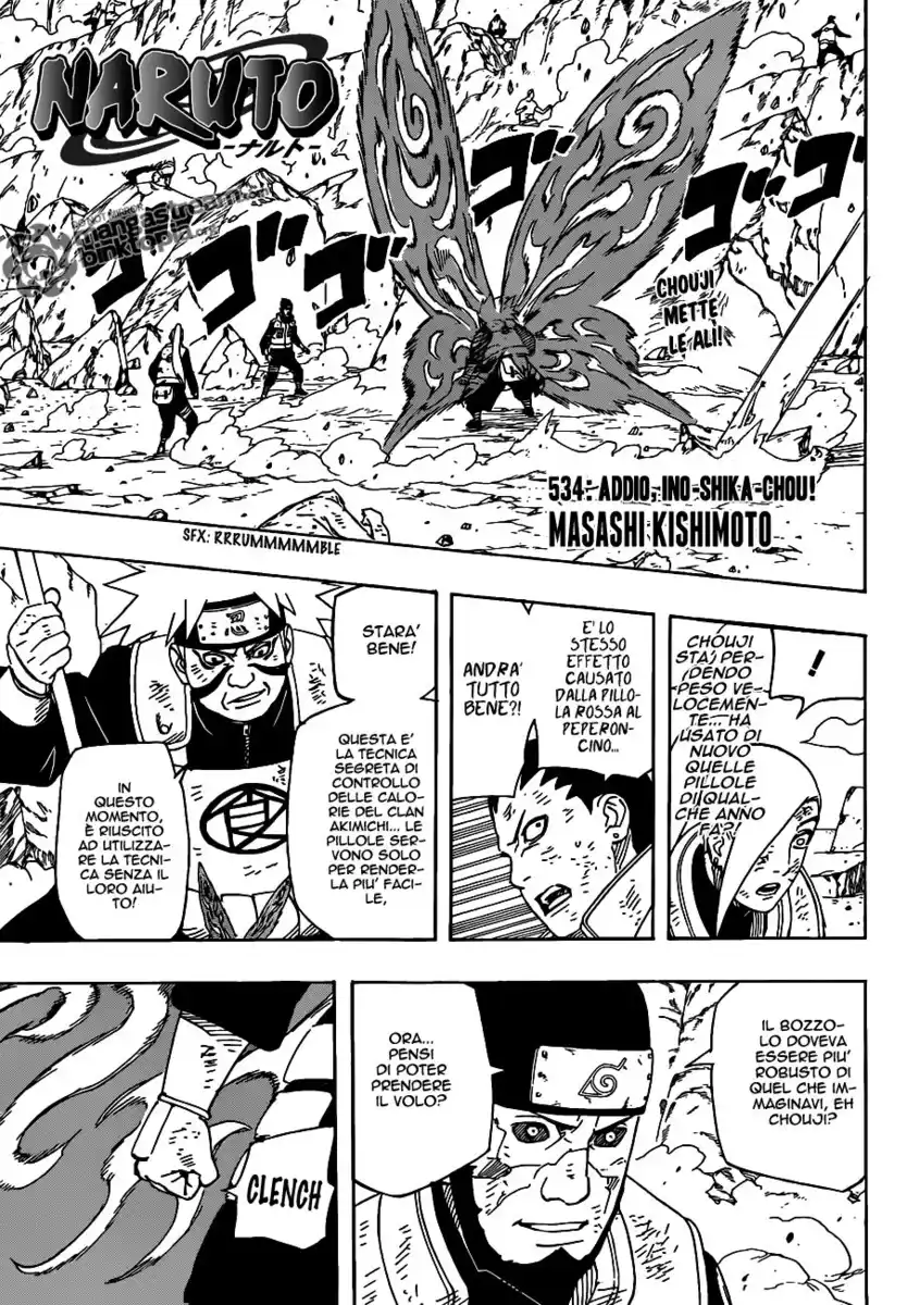 Naruto Capitolo 534 page 1