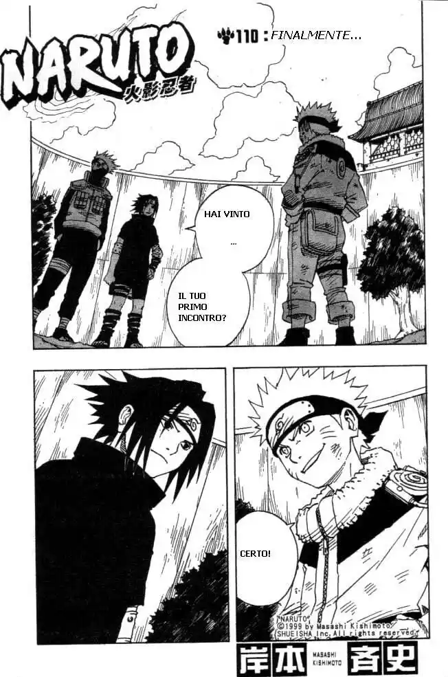 Naruto Capitolo 110 page 1