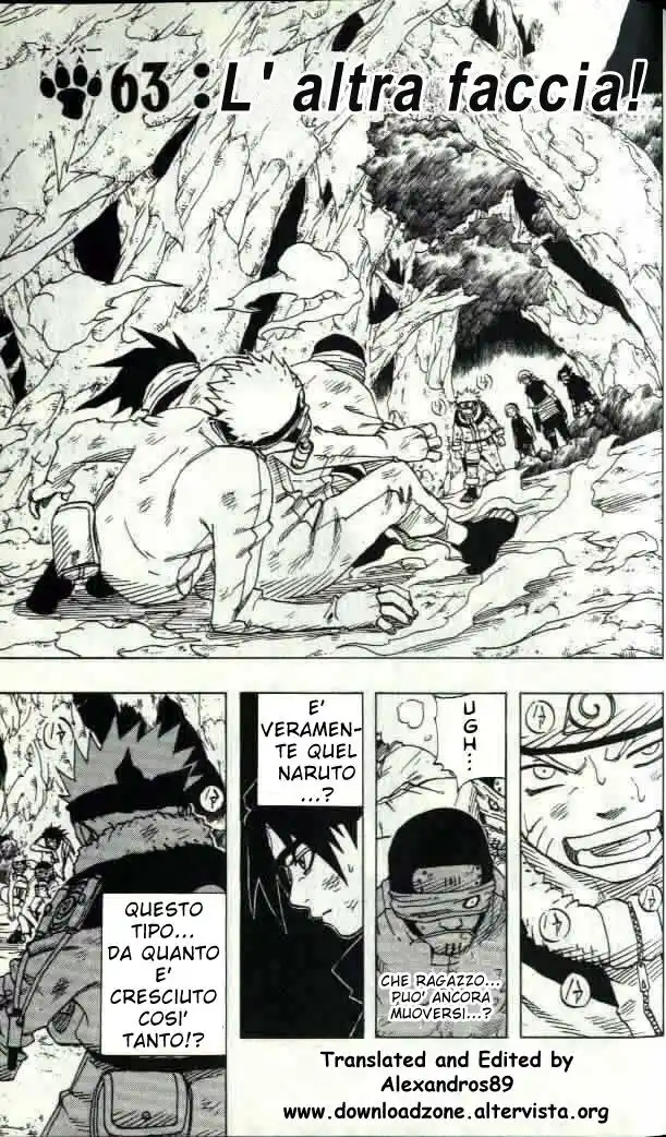 Naruto Capitolo 63 page 1