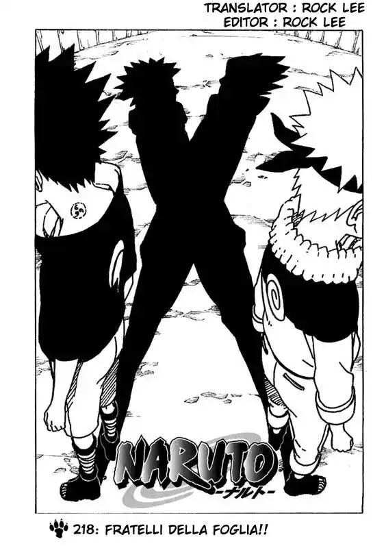 Naruto Capitolo 218 page 1