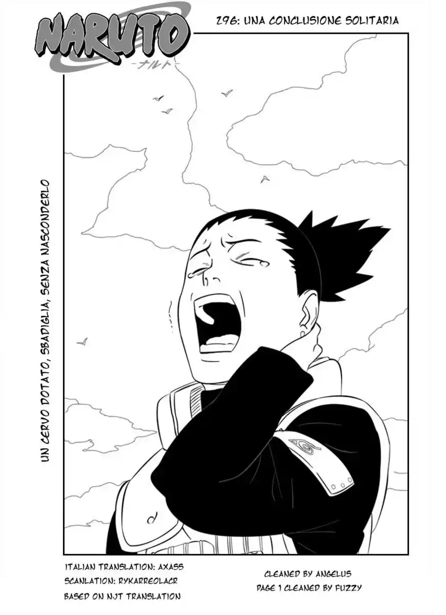 Naruto Capitolo 296 page 1