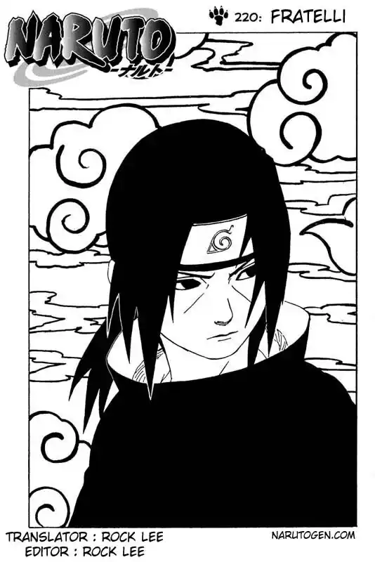 Naruto Capitolo 220 page 1