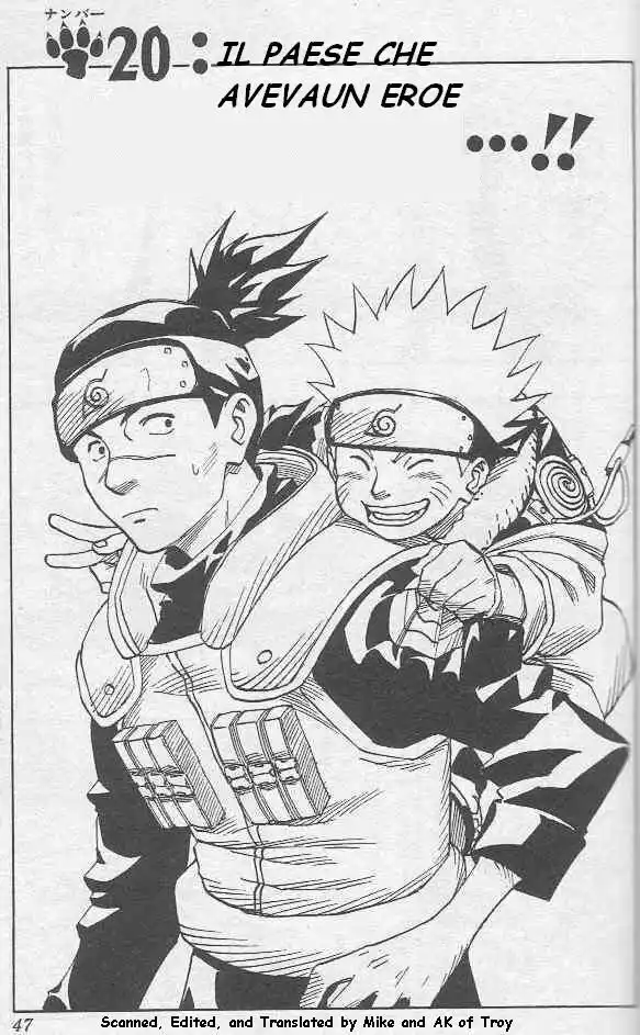 Naruto Capitolo 20 page 1