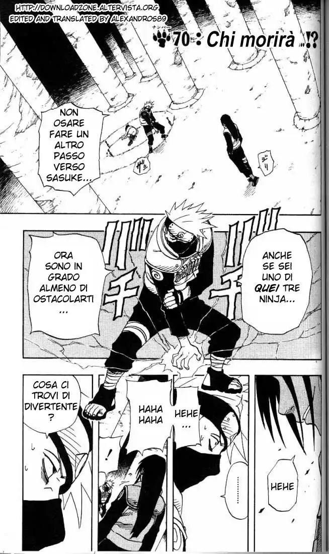 Naruto Capitolo 70 page 1