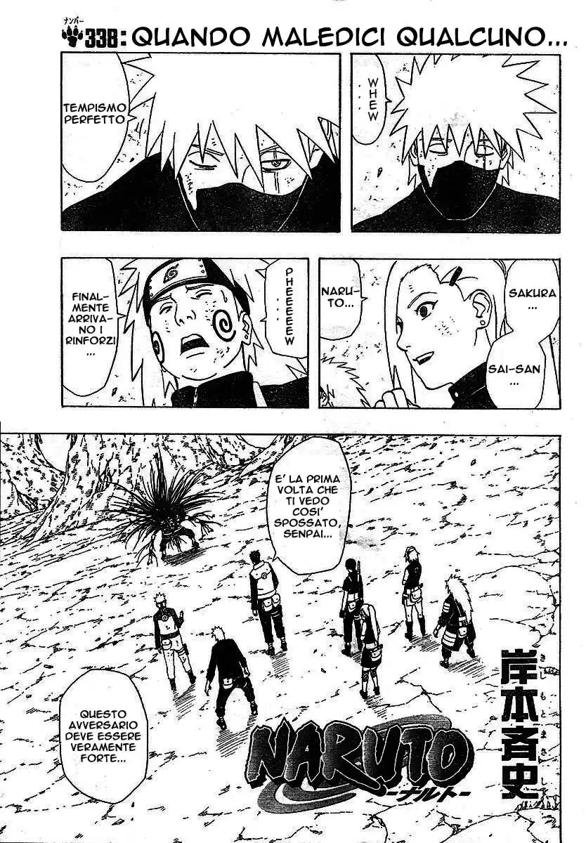 Naruto Capitolo 338 page 1