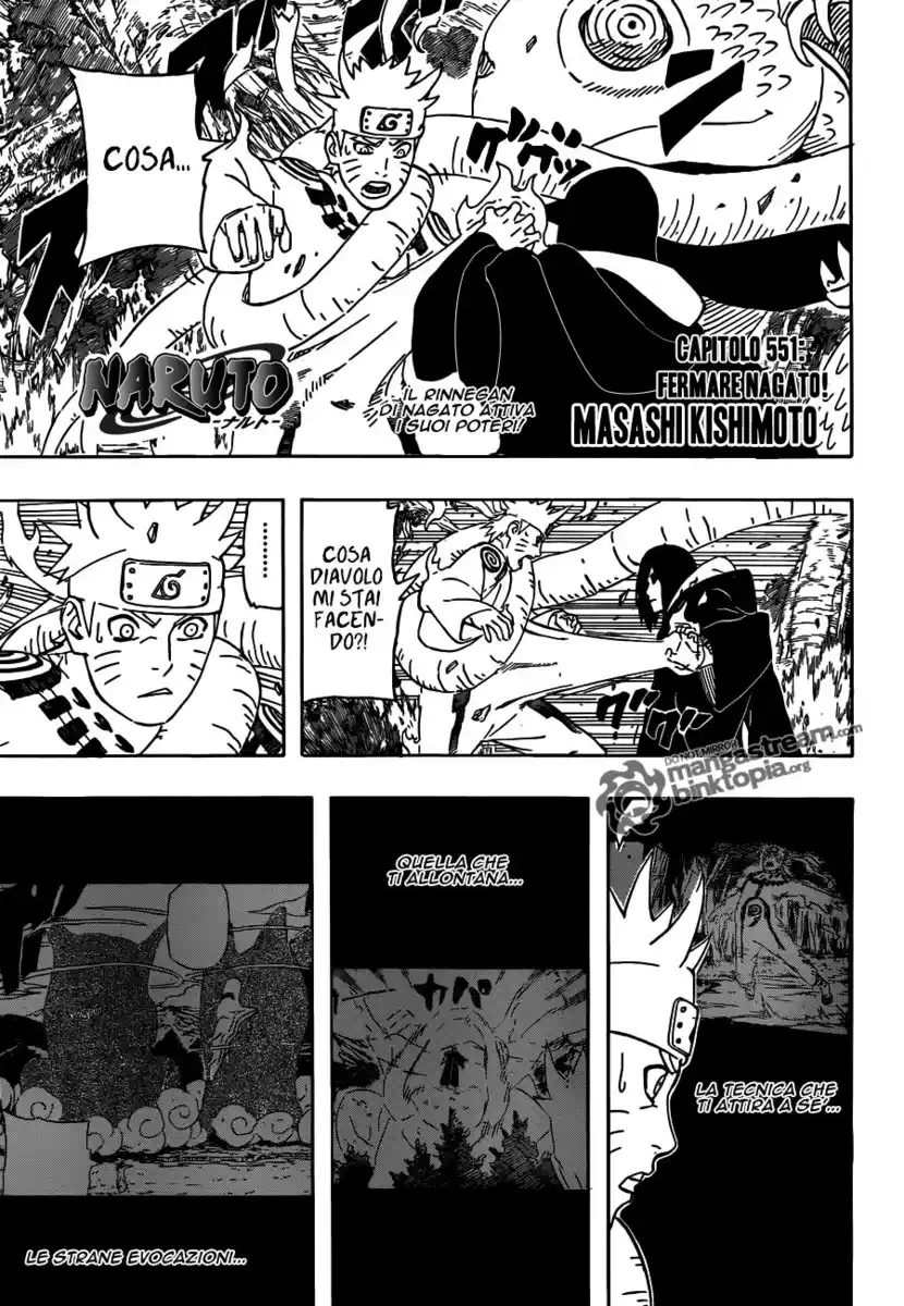 Naruto Capitolo 551 page 1