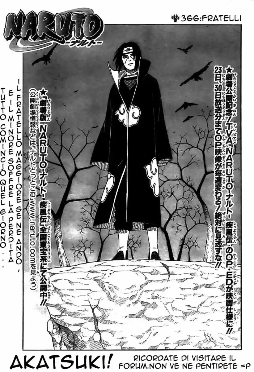 Naruto Capitolo 366 page 1