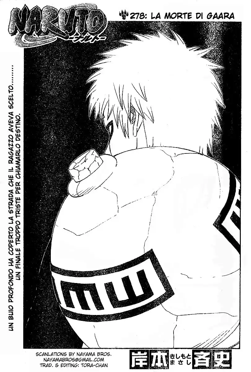 Naruto Capitolo 278 page 1