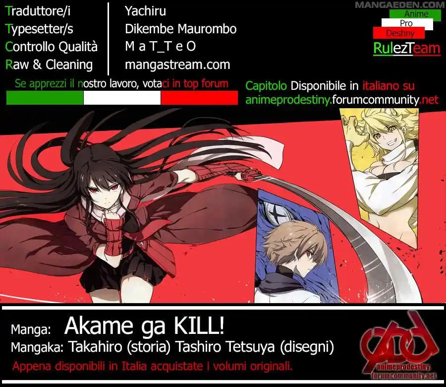 Akame ga KILL! Capitolo 76 page 1