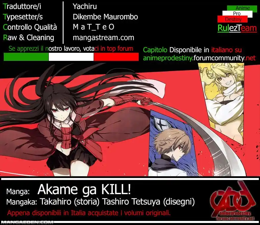 Akame ga KILL! Capitolo 69 page 1