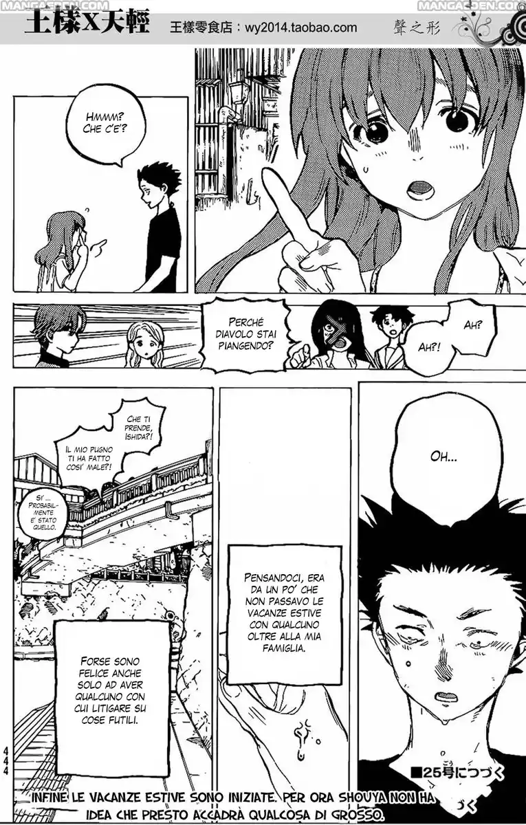 Koe no Katachi Capitolo 36 page 22