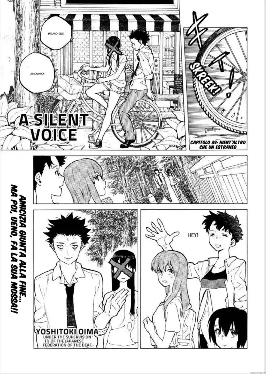 Koe no Katachi Capitolo 39 page 3