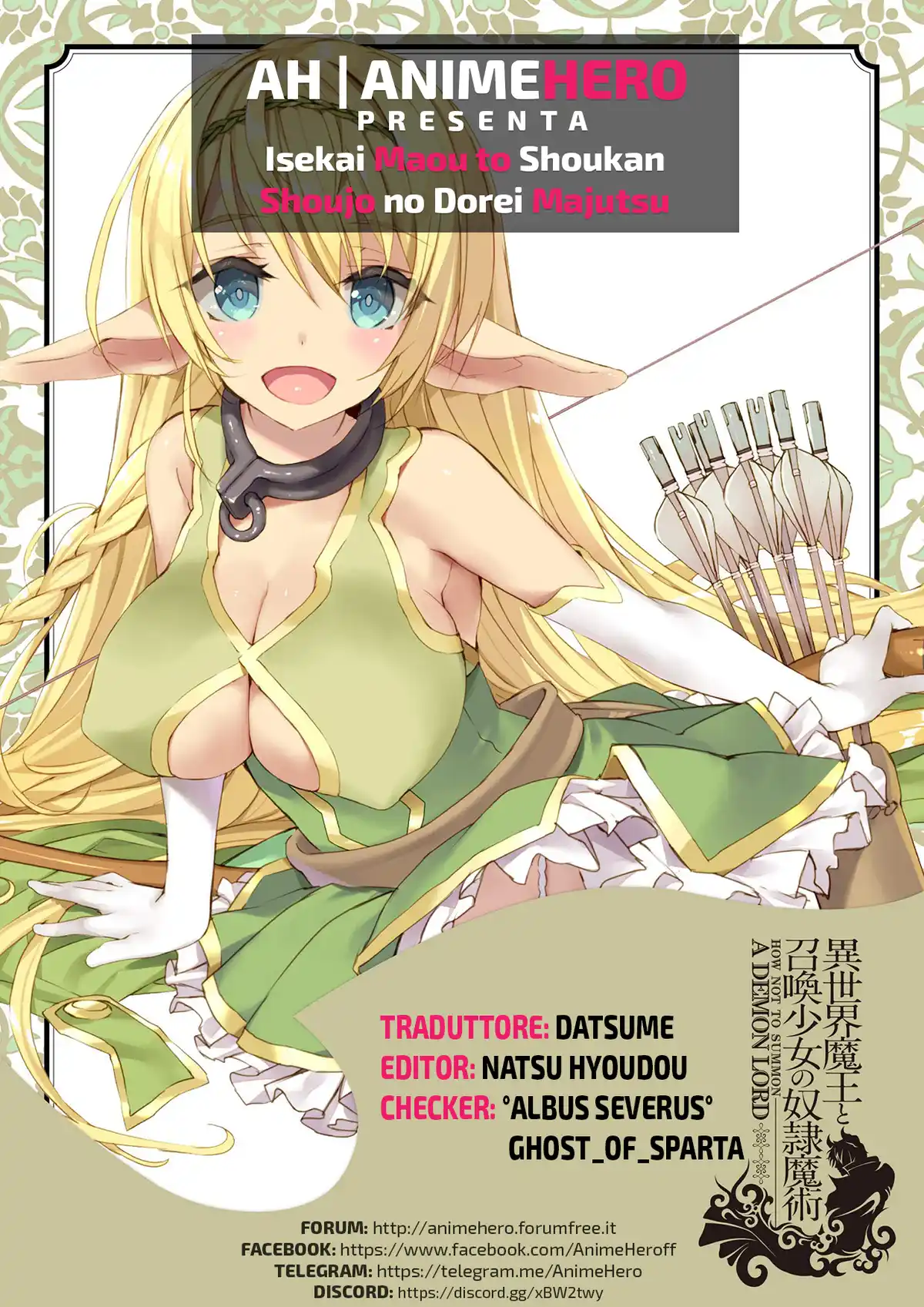 Isekai Maou to Shoukan Shoujo Dorei Majutsu Capitolo 81.2 page 1