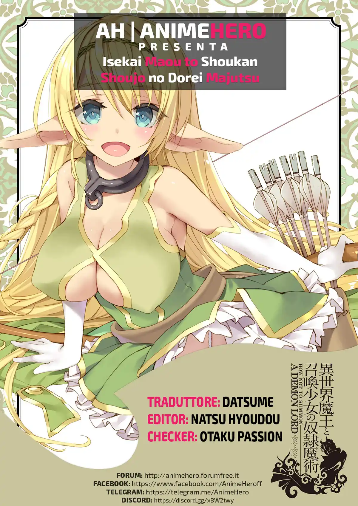 Isekai Maou to Shoukan Shoujo Dorei Majutsu Capitolo 79.2 page 1