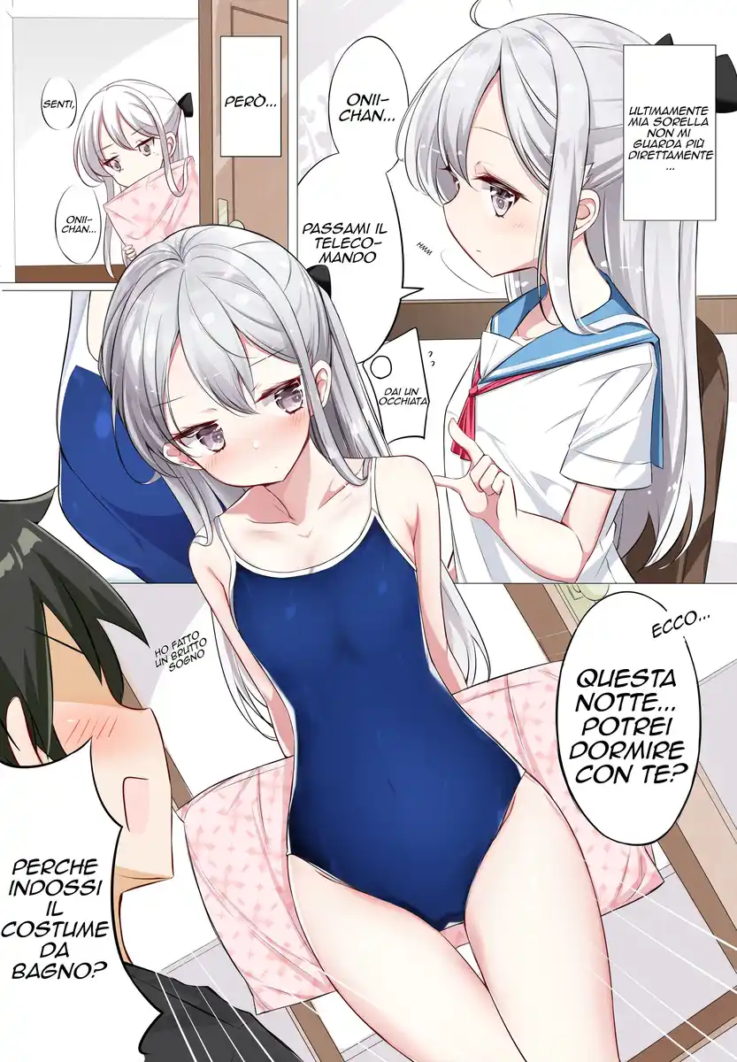 Imouto ga 1-nichi 1-kai shika me wo awasete kurenai Capitolo 02 page 1