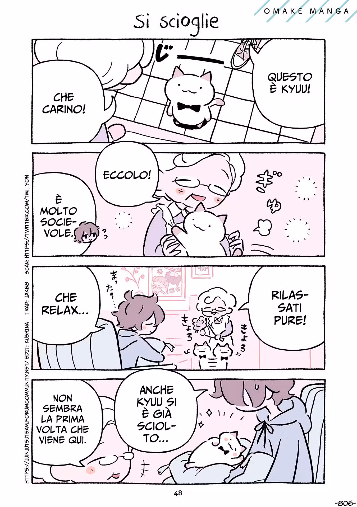 Fushigi Neko no Kyuu-chan Capitolo 806 page 1
