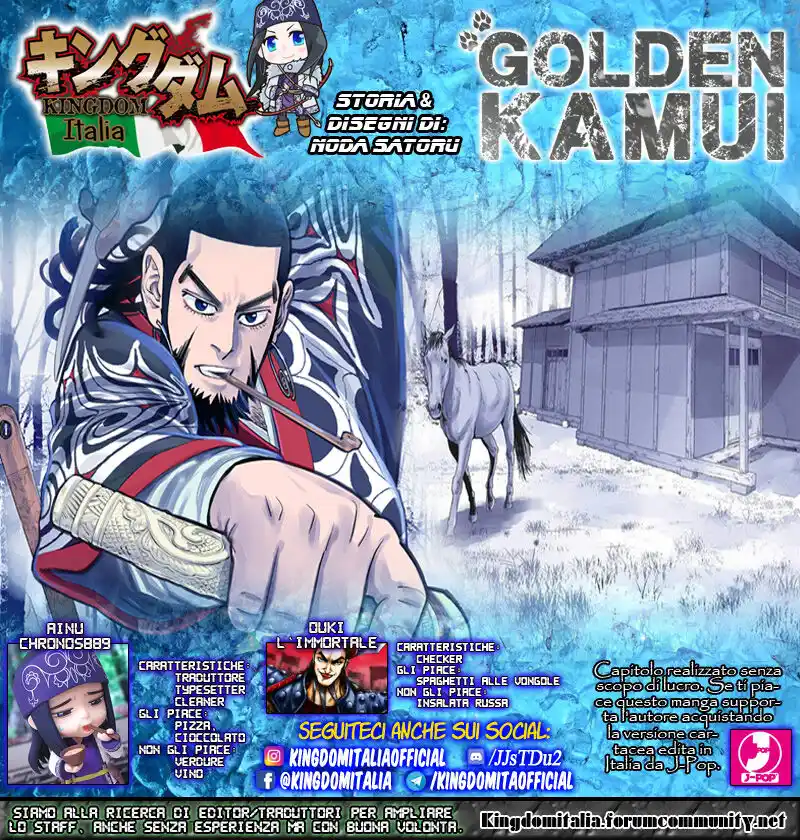 Golden Kamui Capitolo 61 page 1