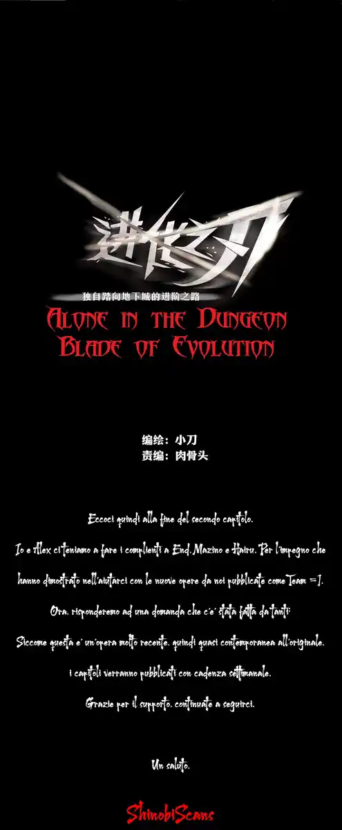 The Blade of Evolution - Walking Alone in the Dungeon Capitolo 02 page 9