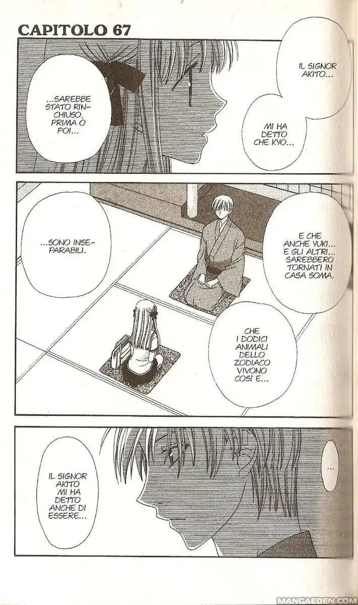 Fruits Basket Capitolo 67 page 1