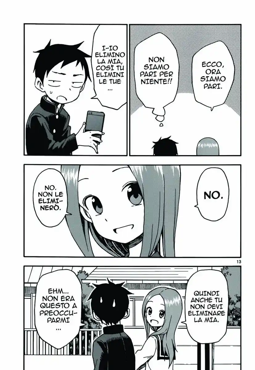 Karakai Jouzu no Takagi-san Capitolo 33 page 14