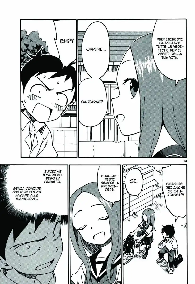 Karakai Jouzu no Takagi-san Capitolo 38 page 13