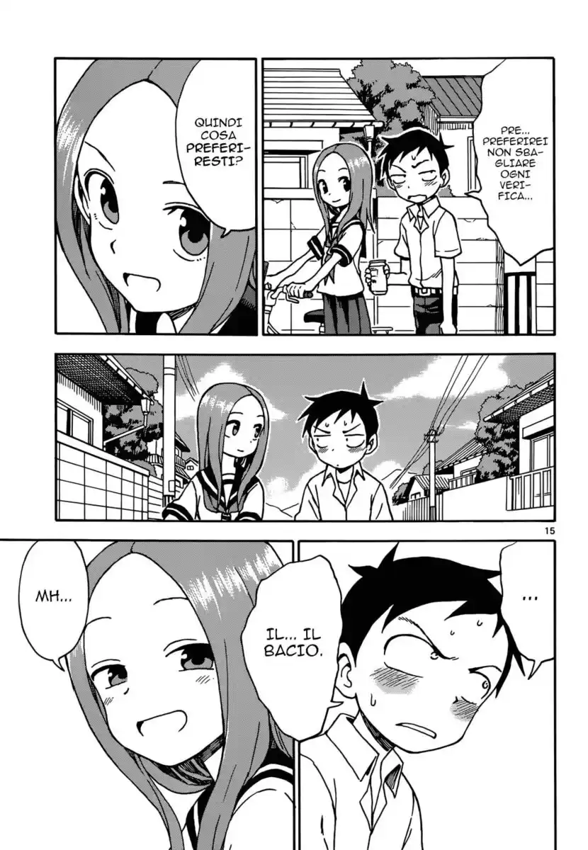 Karakai Jouzu no Takagi-san Capitolo 38 page 15