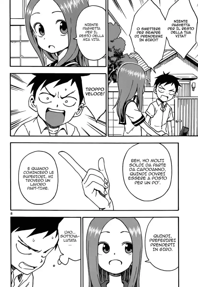 Karakai Jouzu no Takagi-san Capitolo 38 page 8