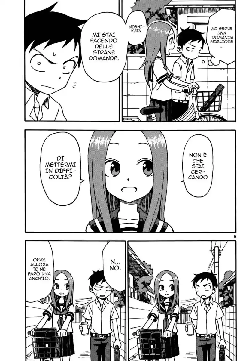 Karakai Jouzu no Takagi-san Capitolo 38 page 9