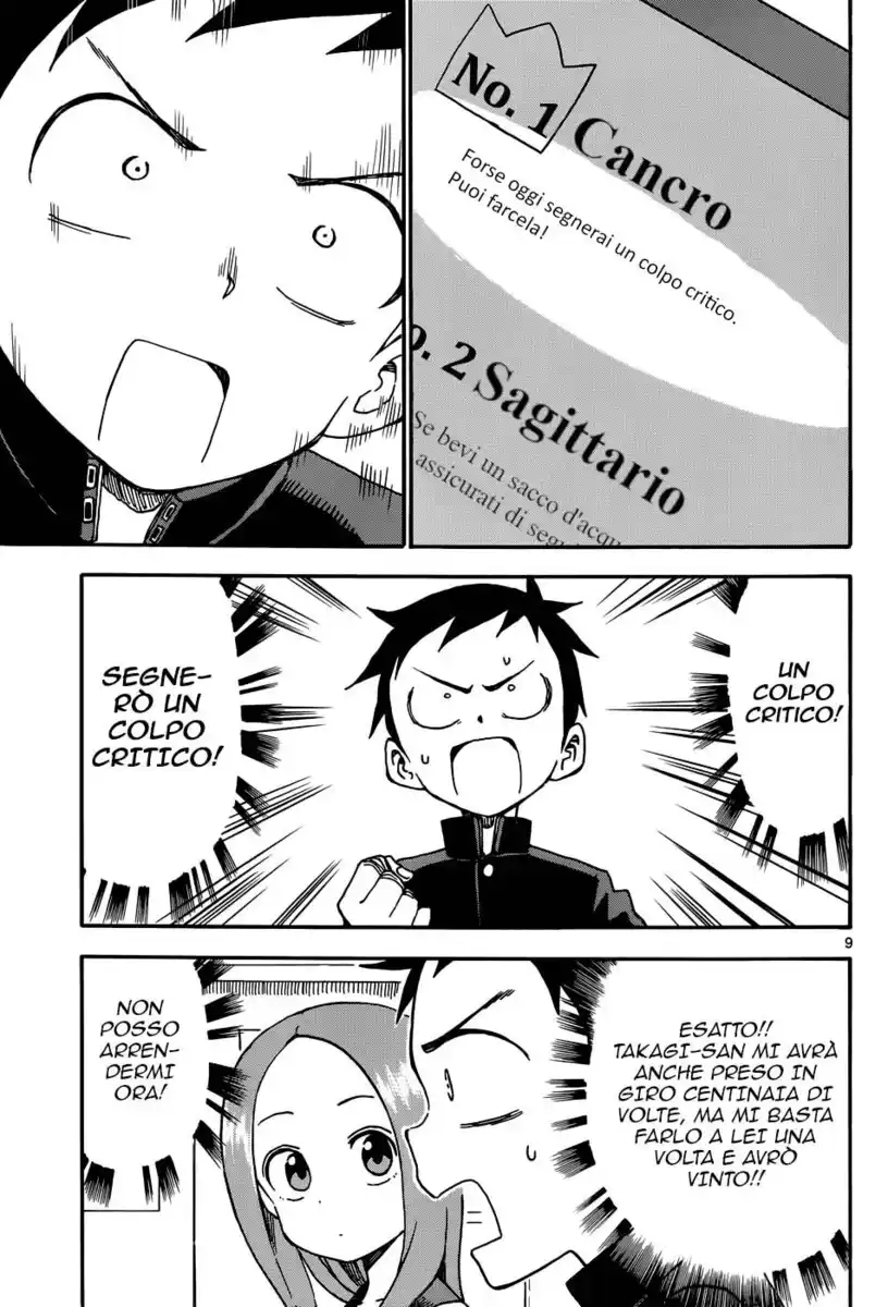 Karakai Jouzu no Takagi-san Capitolo 42 page 9