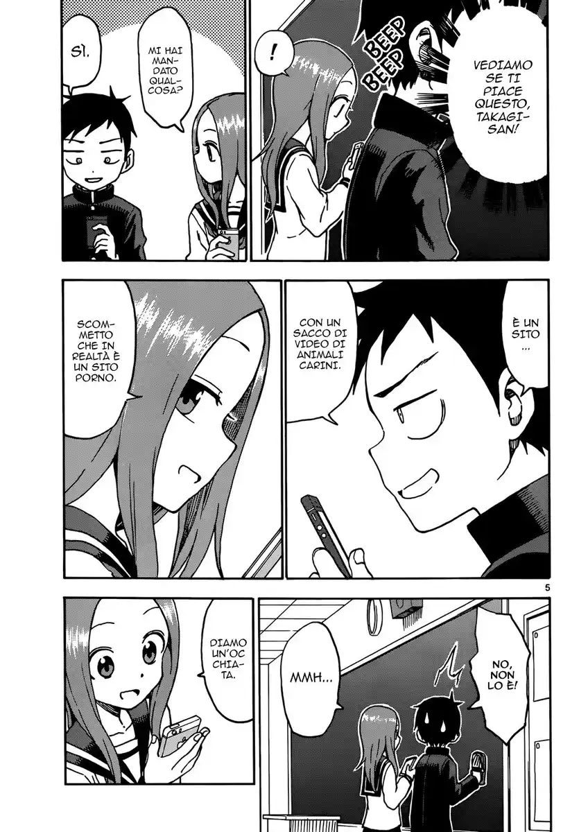 Karakai Jouzu no Takagi-san Capitolo 41 page 5