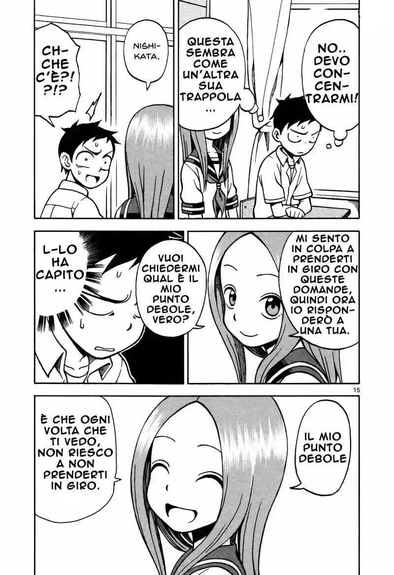 Karakai Jouzu no Takagi-san Capitolo 19 page 16