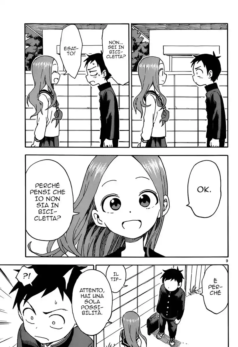 Karakai Jouzu no Takagi-san Capitolo 40 page 9