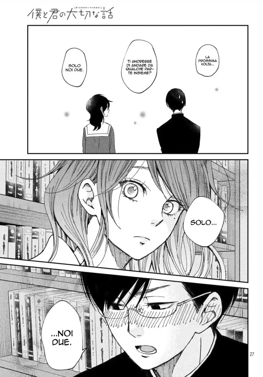 Boku to Kimi no Taisetsu na Hanashi Capitolo 24 page 27