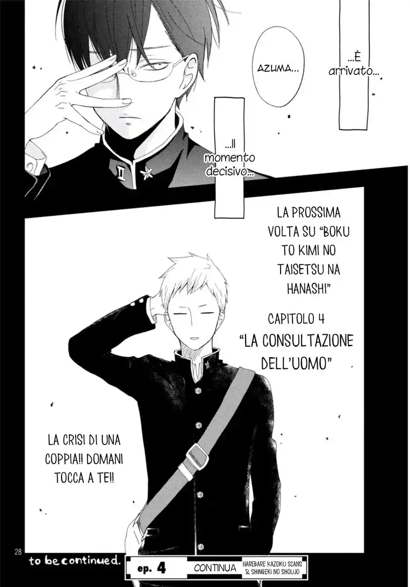 Boku to Kimi no Taisetsu na Hanashi Capitolo 03 page 28