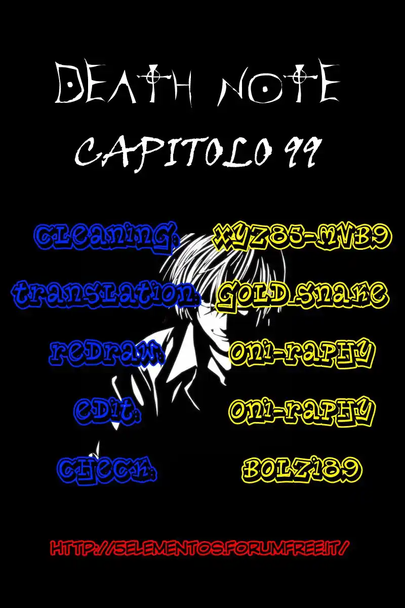 Death Note Capitolo 99 page 1