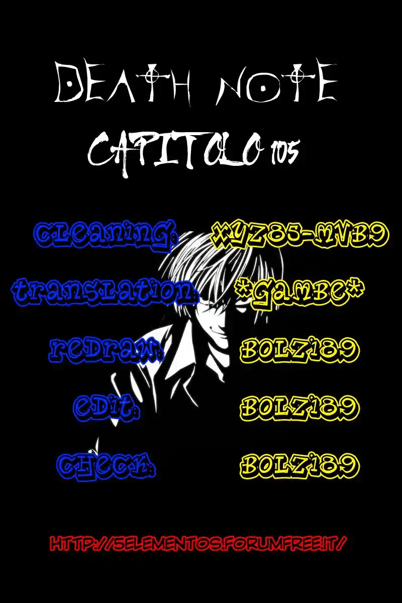 Death Note Capitolo 105 page 1