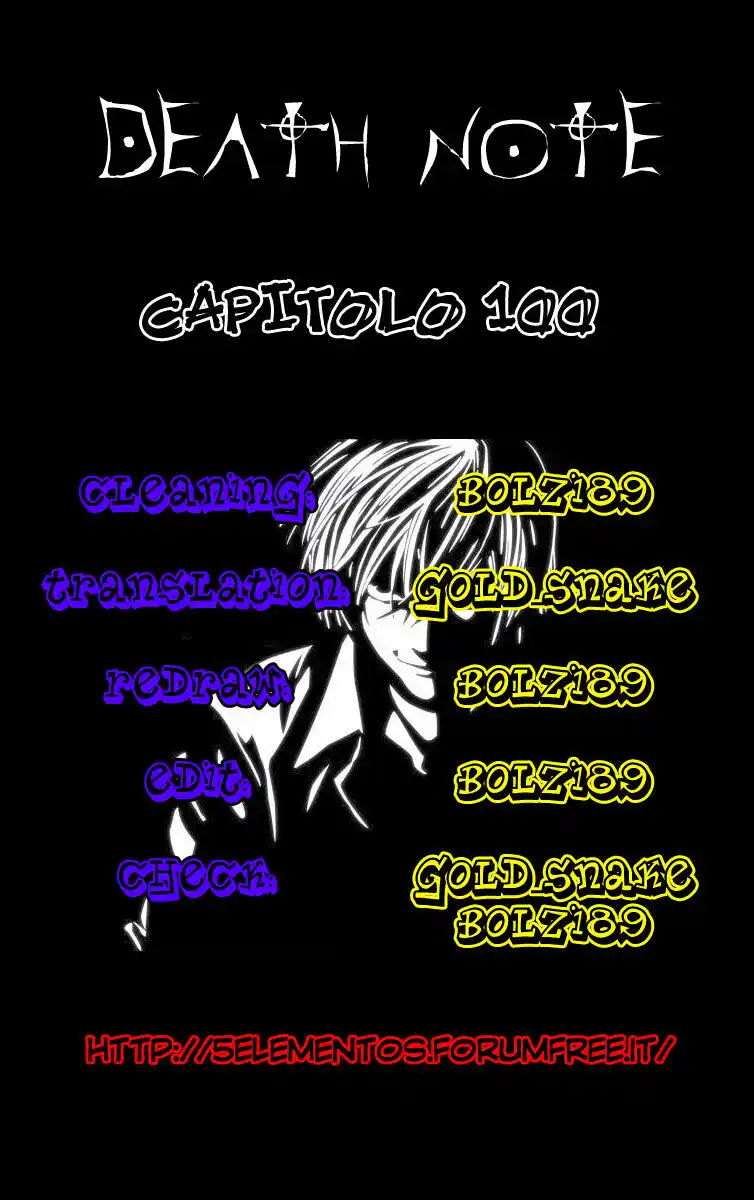 Death Note Capitolo 100 page 1