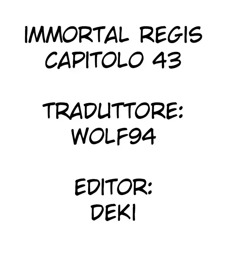 Immortal Regis Capitolo 43 page 1