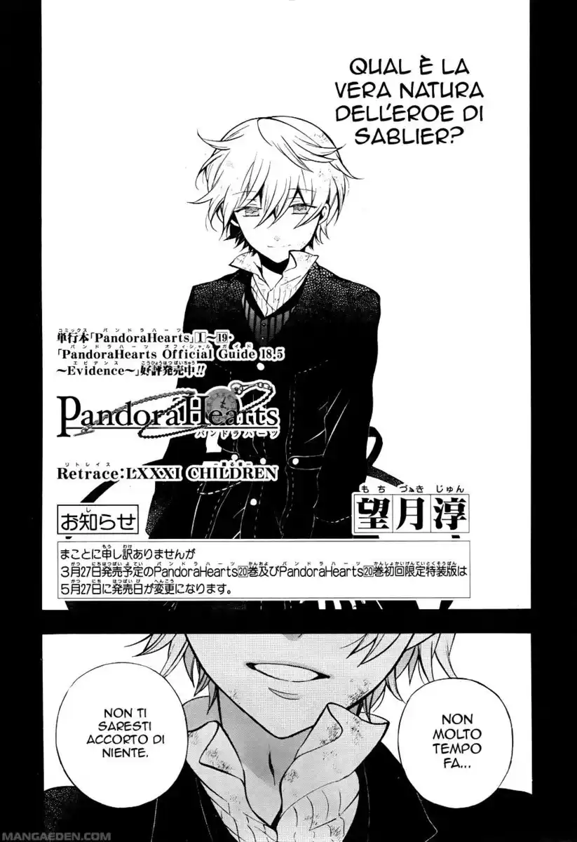 Pandora Hearts Capitolo 81 page 6