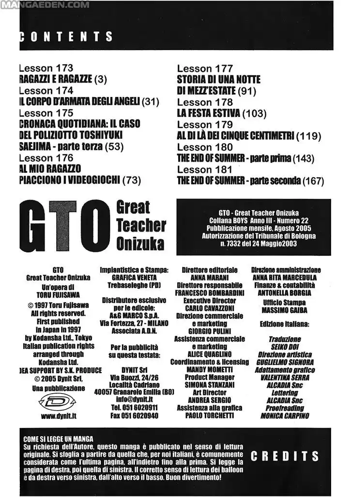 GTO Capitolo 173 page 5