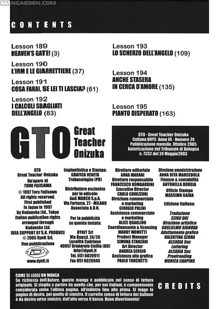 GTO Capitolo 189 page 5