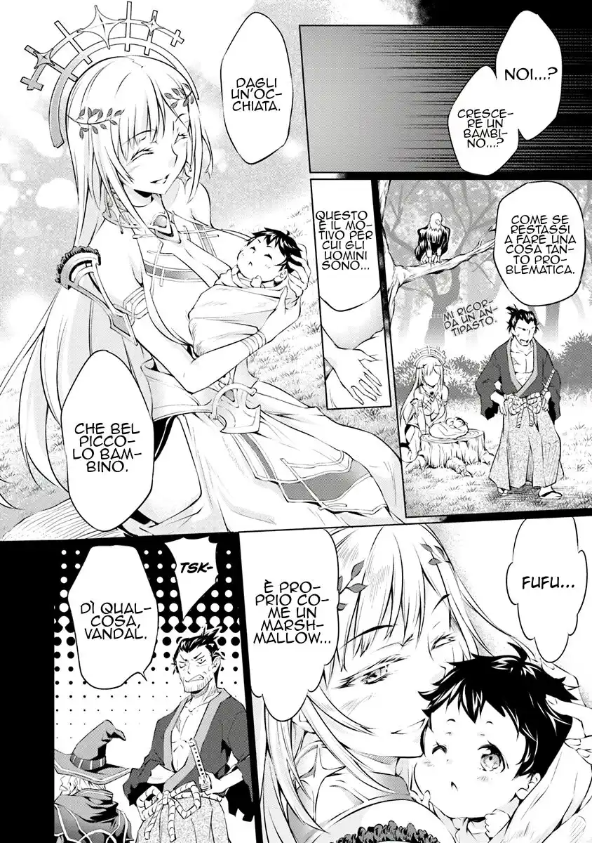 Kamigami ni Sodaterare Shimo no, Saikyou to Naru Capitolo 01.2 page 8