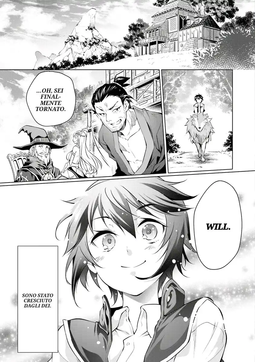 Kamigami ni Sodaterare Shimo no, Saikyou to Naru Capitolo 01.1 page 17