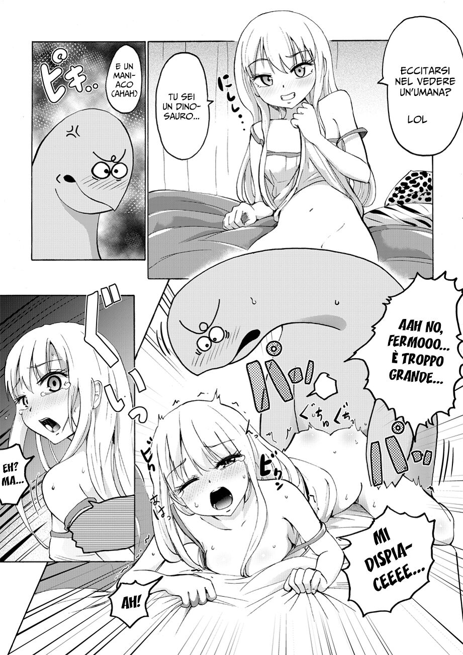 Gyaru and Dinosaur - Gyaru and Shagging Dinosaur Oneshot page 2