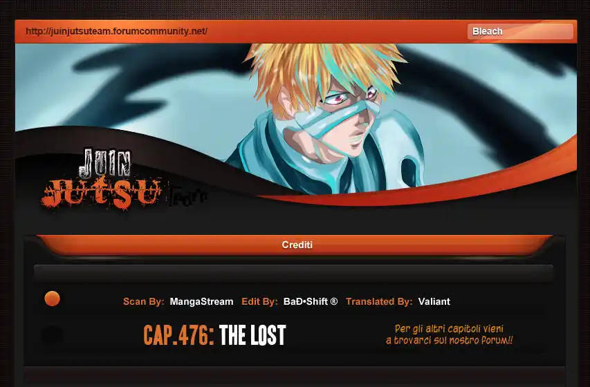 Bleach Capitolo 476 page 1