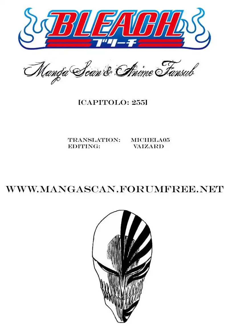 Bleach Capitolo 255 page 1